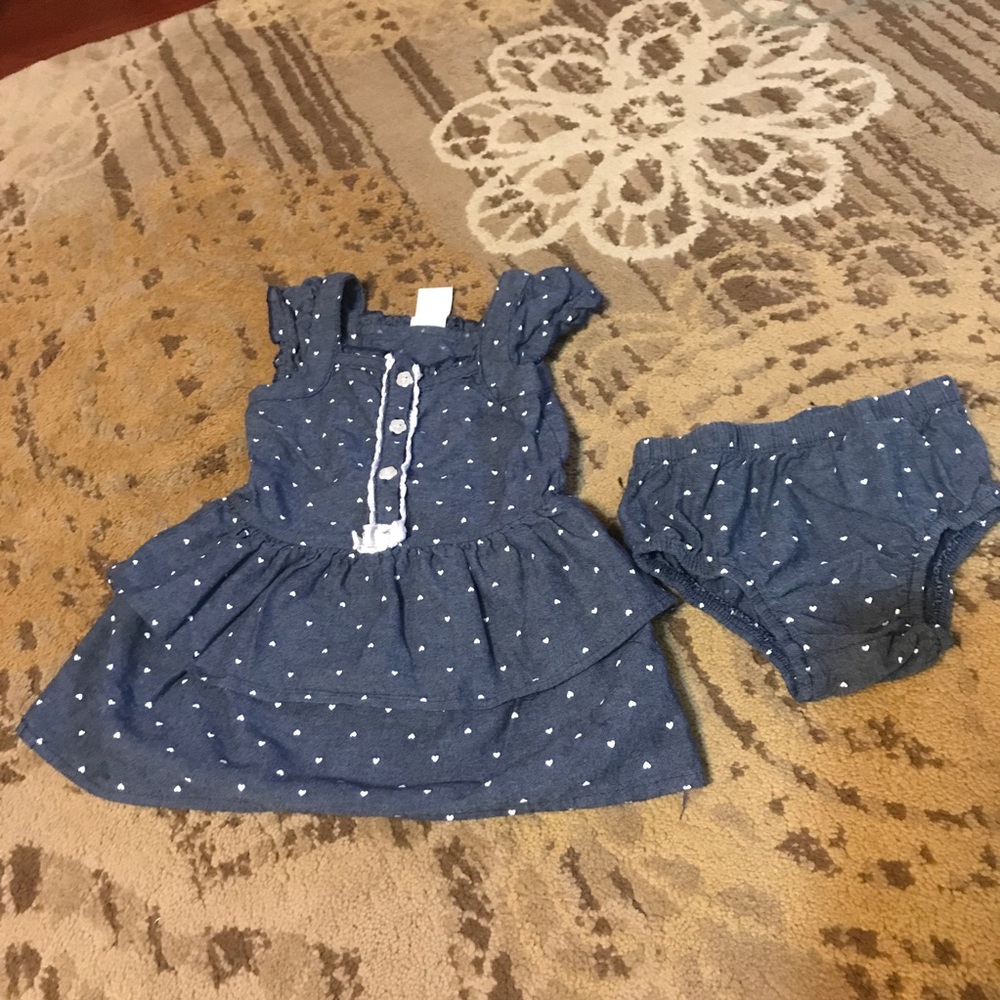 12 month denim dress